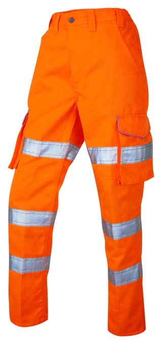 LEO WORKWEAR PENNYMOOR ISO 20471 Cl 2 Poly/Cotton Ladies Cargo Trouser